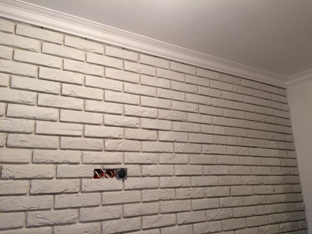 Укладка клинкера и камня в интерьере