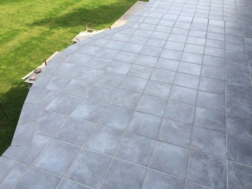 Монтаж клинкерных ступеней и плитки