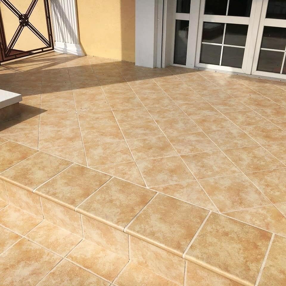 Монтаж клинкерных ступеней и плитки