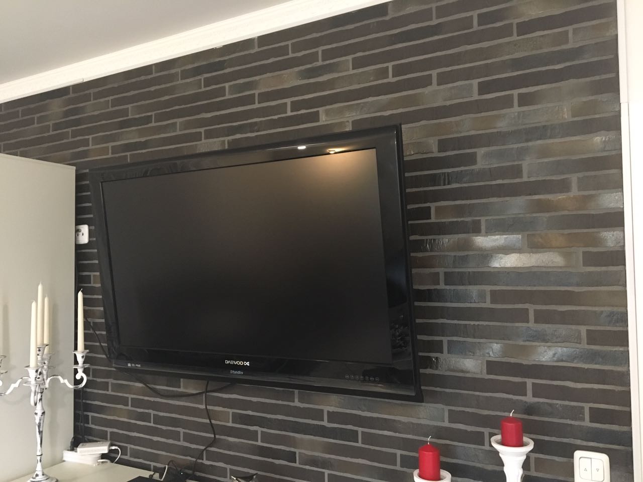 Укладка клинкера и камня в интерьере