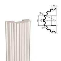 Полуколонна фасадная LEPNINAPLAST КЛВ-305/3 HALF,2500*152,5*152,5 м