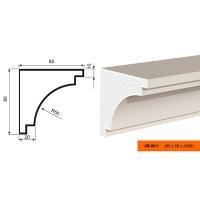 Карниз фасадный LEPNINAPLAST КВ-80/1, 2000*80*80 мм