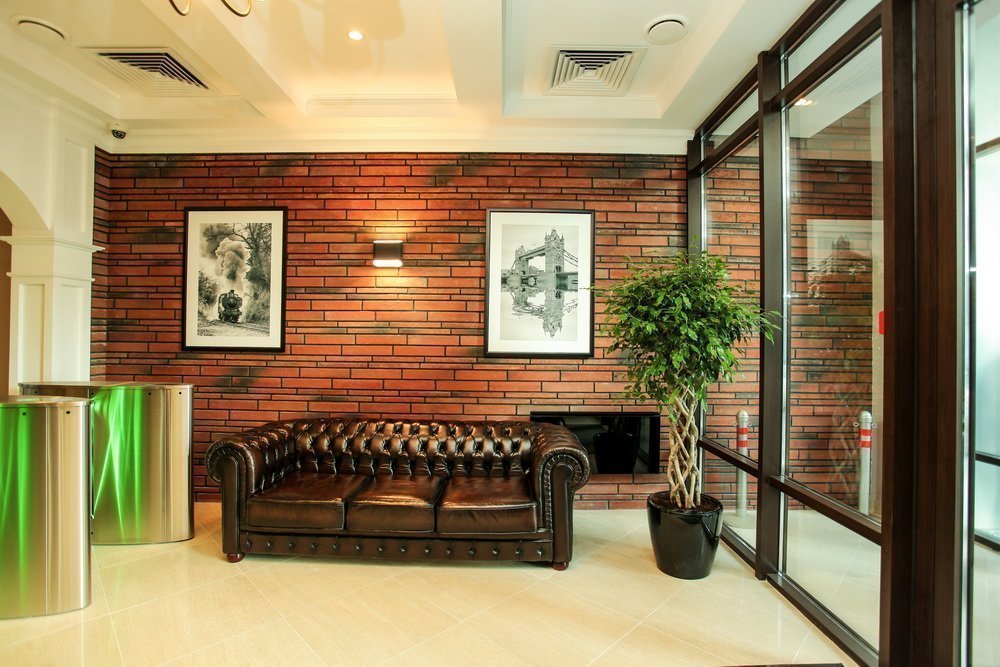 Укладка клинкера и камня в интерьере