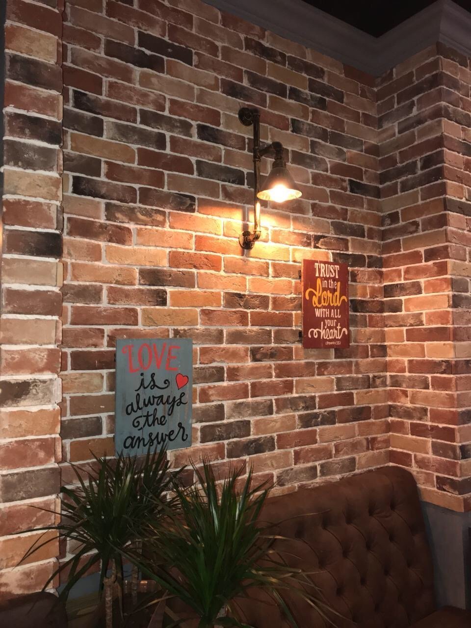 Укладка клинкера и камня в интерьере