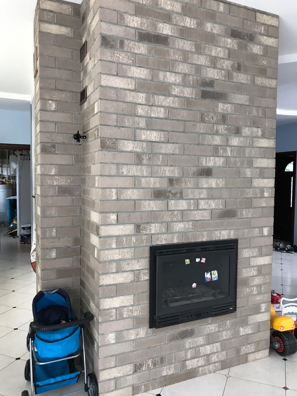 Укладка клинкера и камня в интерьере