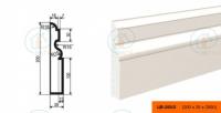 Молдинг цокольный LEPNINAPLAST ЦВ-200/2, 2000*200*35 мм