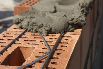 Армирование лицевой кладки