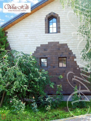 Искусственный камень для навесных вентилируемых фасадов White Hills Шинон F412-40 в Курске