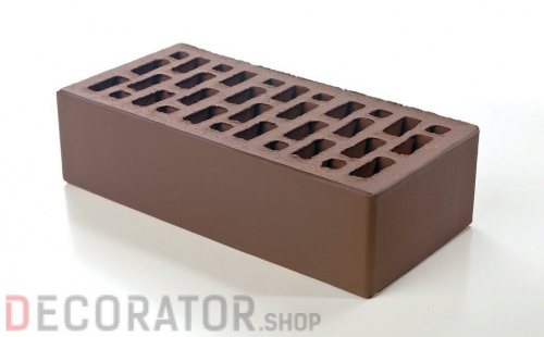 Кирпич лицевой керамический BRAER пустотелый светло-коричневый гладкий, 250*120*65 мм в Курске