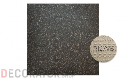 Технический керамогранит Roben VIGRANIT Schwarz-grau Feinkorn R12/V6, 200*100*15 мм в Курске