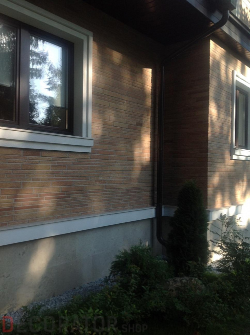 Клинкерная плитка Stroeher Zeitlos 355 sandschmelz рельефная NF14, 240*71*14 мм