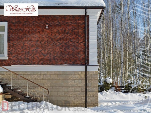 Искусственный камень для навесных вентилируемых фасадов White Hills Шеффилд F435-10 в Курске