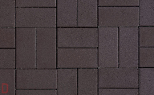 Плитка тротуарная ВЫБОР ЛА-Линия 5П.8  гладкая, коричневый, 600*300*80 мм в Курске