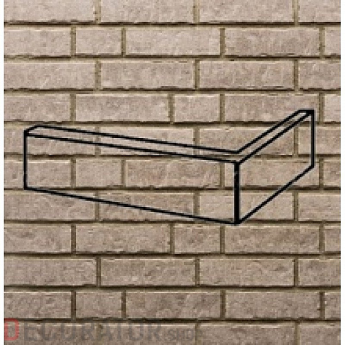 Клинкерная плитка Stroeher Zeitlos 237 austerrauch рельефная, 400*71*14 мм