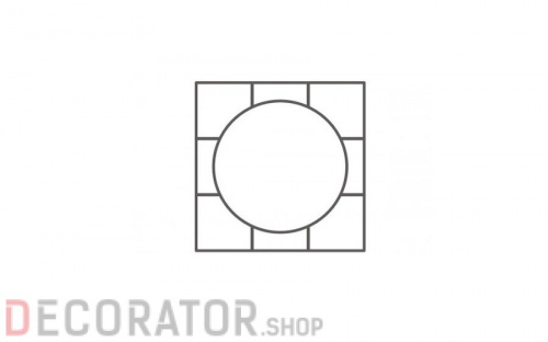 Окантовка для декора Stroeher Keraplatte Roccia 839, растр.30 см в Курске