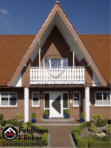 Клинкерная плитка ручной формовки Feldhaus Klinker R400 carmesi liso, 240*71*14 мм в Курске