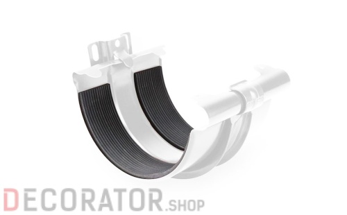 Соединитель желоба GALECO сталь, белый RAL 9010, D 152 мм в Курске