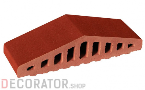 Клинкерный заборный элемент KING KLINKER Нота цинамона (06), 310/250*100*78 мм в Курске