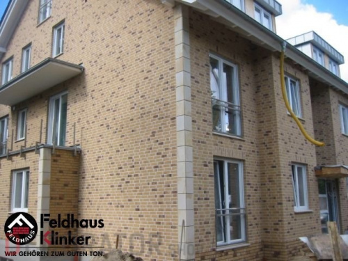 Кирпич клинкерный пустотелый Feldhaus Klinker K688 sintra sabioso рельефный, 215*102*65 мм в Курске