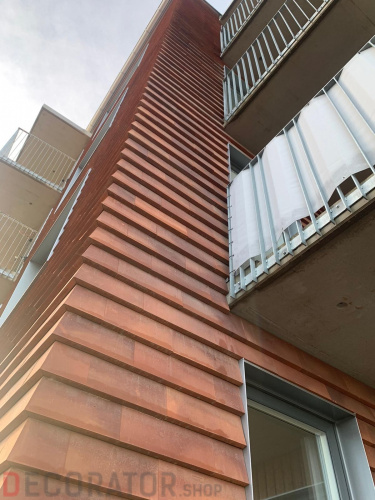 SKIN Terra Corten, фасадный, кровельный материал ручное производство в Курске