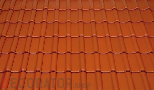 Керамическая черепица рядовая TONDACH Sulm red engobe в Курске