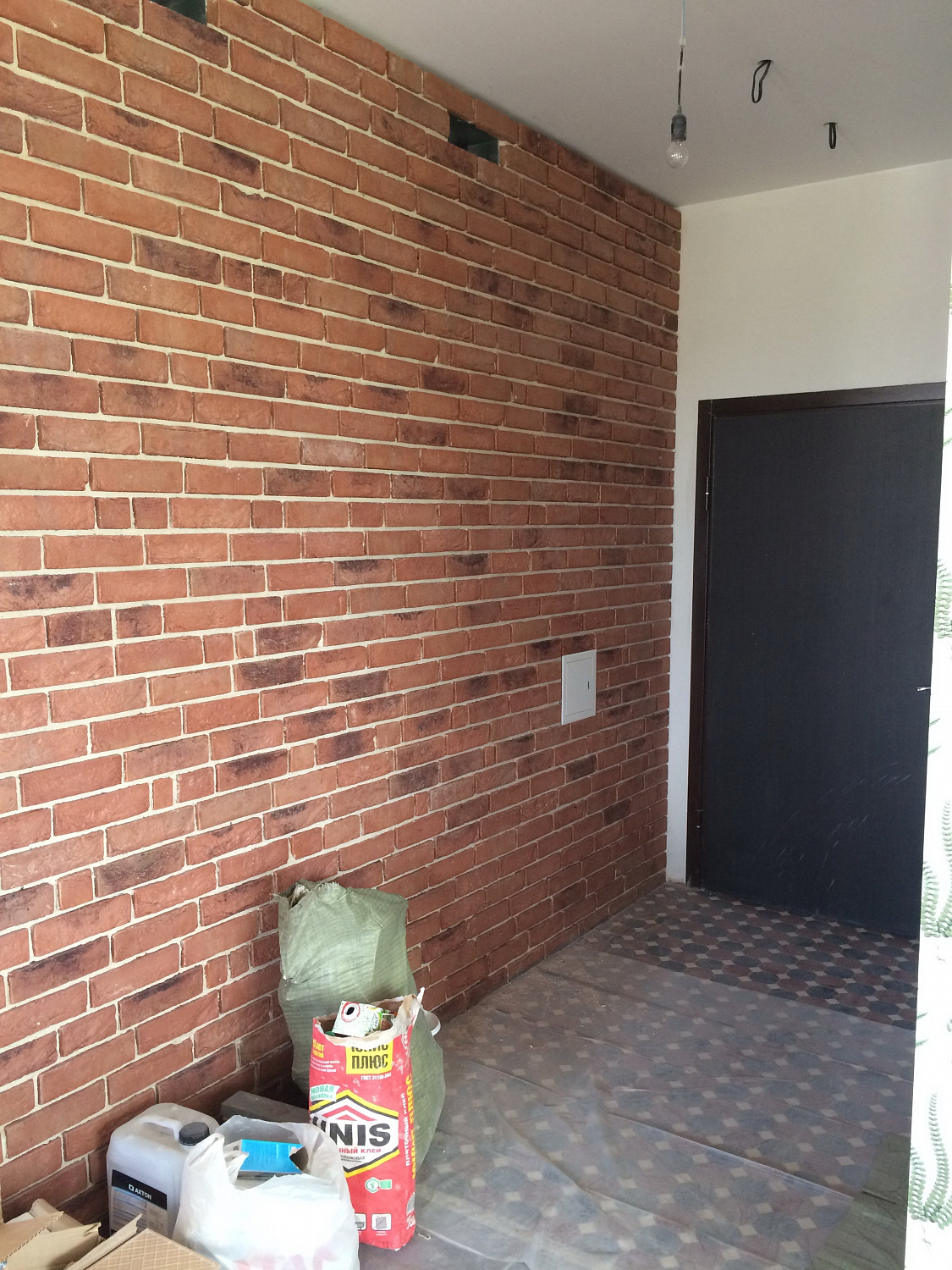 Укладка клинкера и камня в интерьере