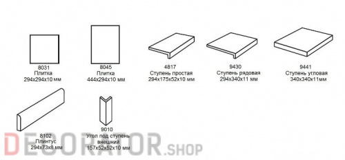 Клинкерная ступень-лофт Stroeher Keraplatte Epos 957-kawe, Handglaze 3.0 в Курске