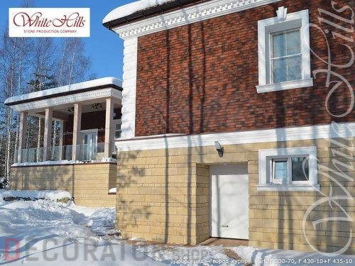 Искусственный камень для навесных вентилируемых фасадов White Hills Шеффилд F430-10 в Курске
