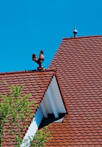 Керамические фигурки CREATON Петух (Firstgokel)  высота 45 см цвет коричневый, матовый ангоб в Курске