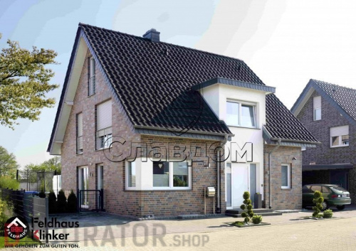 Кирпич клинкерный пустотелый Feldhaus Klinker К350  lava maris liso, 240*115*71 мм в Курске