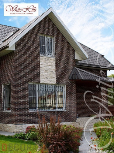Декоративный кирпич White Hills Брюгге брик 316-40 в Курске