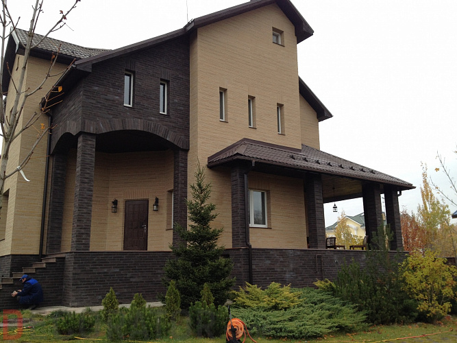 Клинкерная плитка Stroeher Zeitlos 355 sandschmelz рельефная NF14, 240*71*14 мм