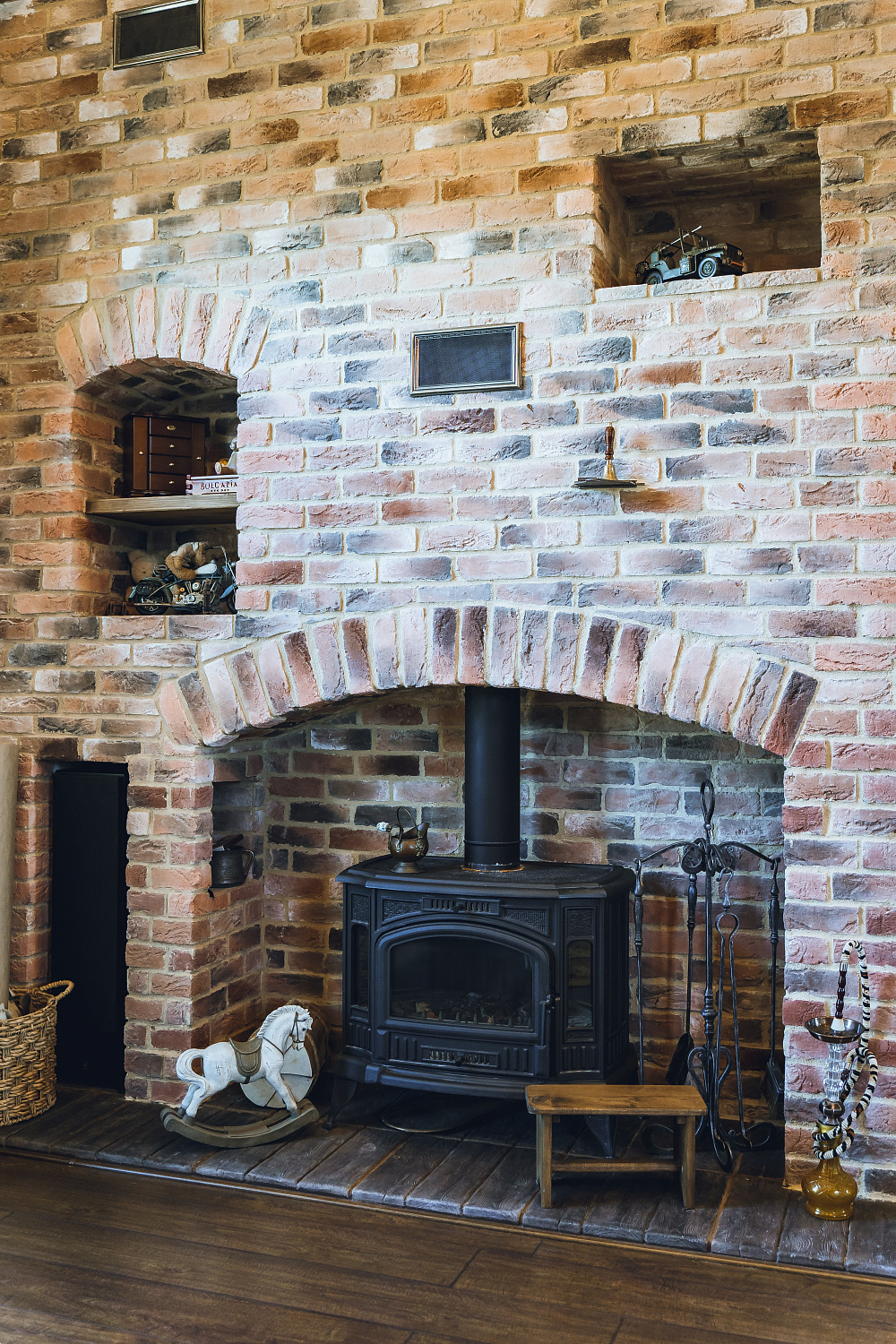 Укладка клинкера и камня в интерьере