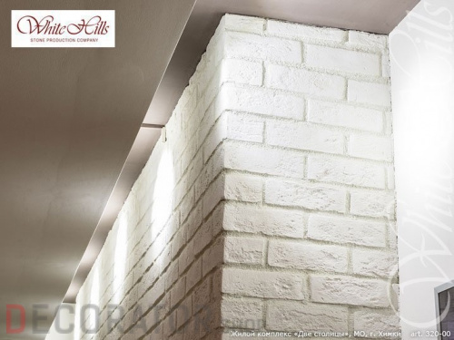 Декоративный кирпич White Hills Кельн брик 320-00 в Курске