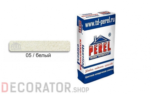 Цветной кладочный раствор PEREL SL 0005 белый, 50 кг в Курске