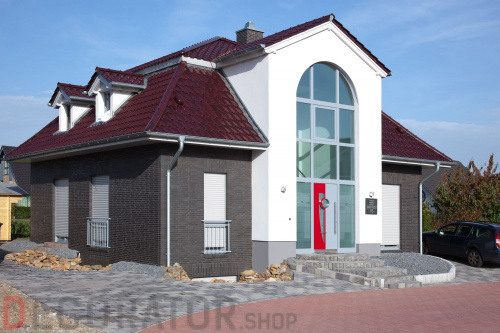 Кирпич клинкерный пустотелый Muhr 15 Schwarz-bunt Edelganz гладкий, 240*90*40 мм в Курске
