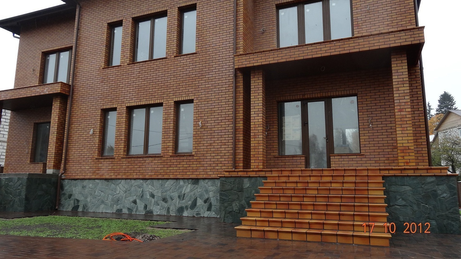 Монтаж клинкерных ступеней и плитки