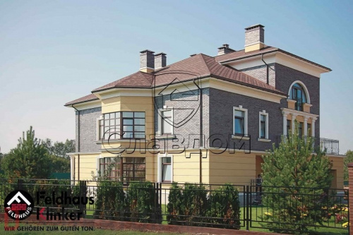 Кирпич клинкерный пустотелый Feldhaus Klinker К380 cerasi ferrum liso, 240*115*71 мм в Курске