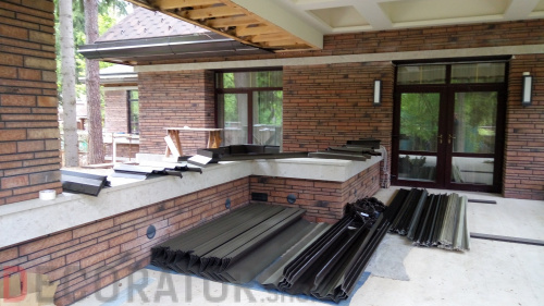 Клинкерная плитка Stroeher Zeitlos 357 backstein рельефная, 400*35*14 мм в Курске