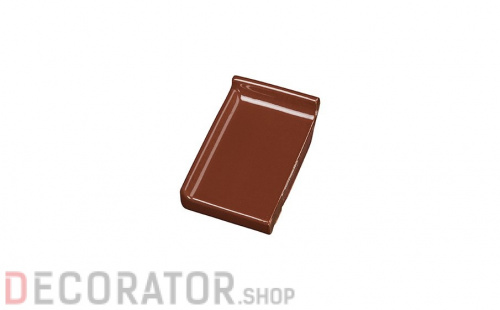 Клинкерный завершающий водоотлив с бортиком левый Terca Light brown, 160*105*30 мм в Курске