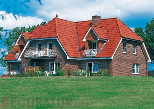 Керамические фигурки CREATON Петух (Firstgokel)  высота 45 см цвет красный глазурь в Курске