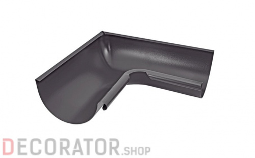 Угол желоба внутренний AQUASYSTEM PURAL MATT серый RR23 90 град. D 150 мм в Курске