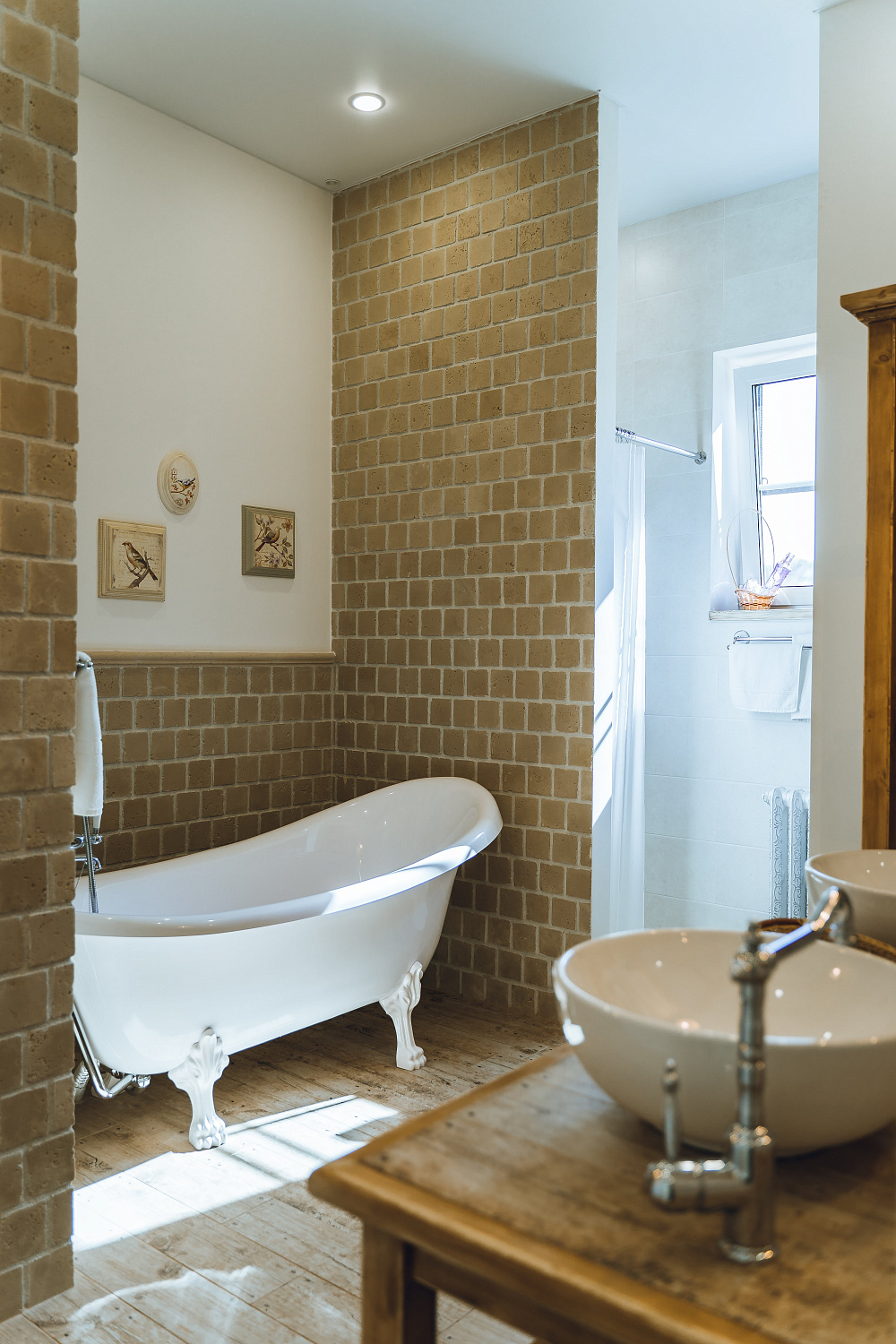 Укладка клинкера и камня в интерьере