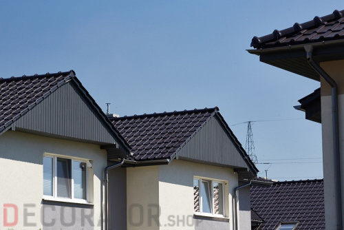 Керамическая черепица рядовая Koramic Alegra 9 Anthracite Engobe в Курске