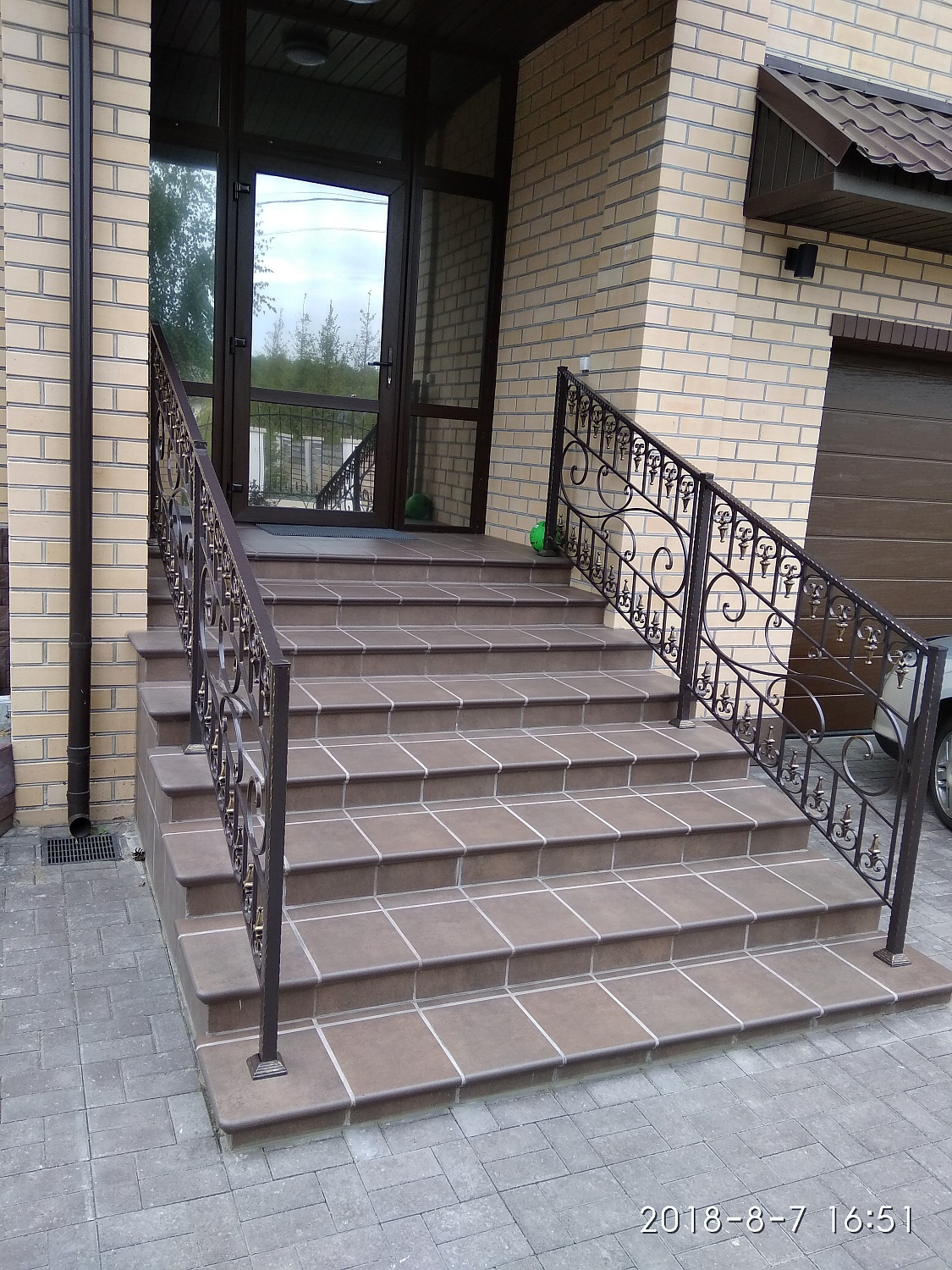 Монтаж клинкерных ступеней и плитки