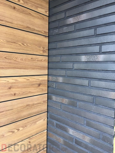 Клинкерная плитка Stroeher Riegel 50 456 schwarz-blau шероховатая, 490*40*14 мм в Курске