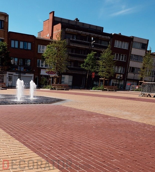 Тротуарная клинкерная брусчатка Penter Rot, 240x118x71 мм Тротуарная клинкерная брусчатка Penter Rot, 240x118x71 мм