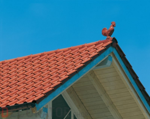 Керамические фигурки CREATON Петух (Firstgokel)  высота 45 см цвет красный глазурь в Курске