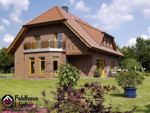 Кирпич клинкерный пустотелый Feldhaus Klinker К335 carmesi antic mana, 240*115*71 мм в Курске