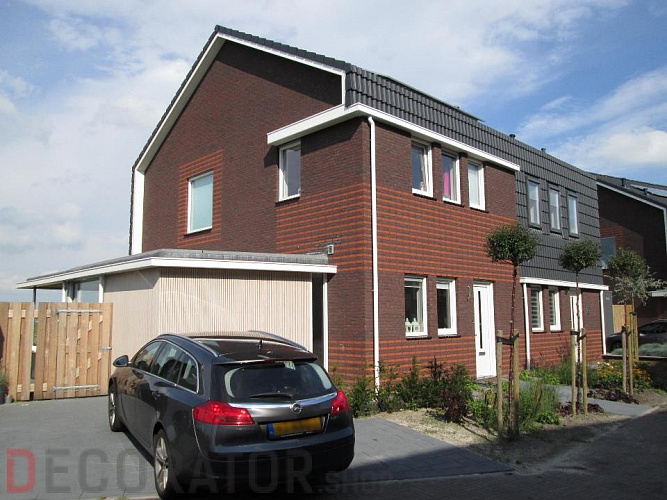 Плитка ручной формовки Terca Blauw-rood Genuanceerd (65mm JACOBEAN BLUE/RED MULTI), 215*65*22 мм